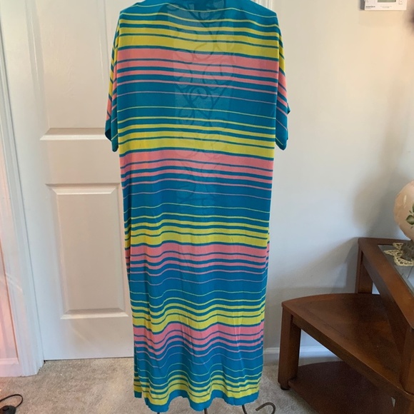 ASHLEY STEWART CARDIGAN STRIPED PLUS SIZE 18/20 - Picture 6 of 9